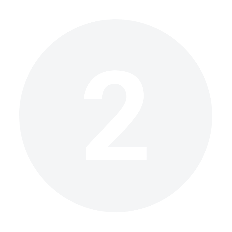 Number 2 (image) - circle (off-white)